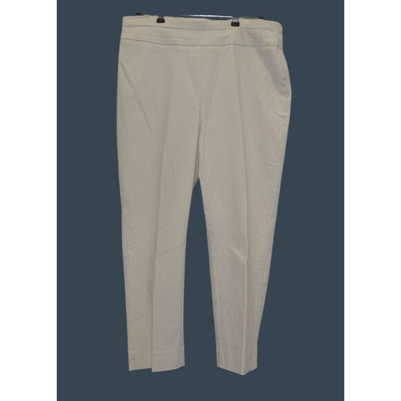 Chico's So Slimming White Slim Stretch Size 1.5 Women's Size 10 Crop Fit NTW - Picture 10 of 10